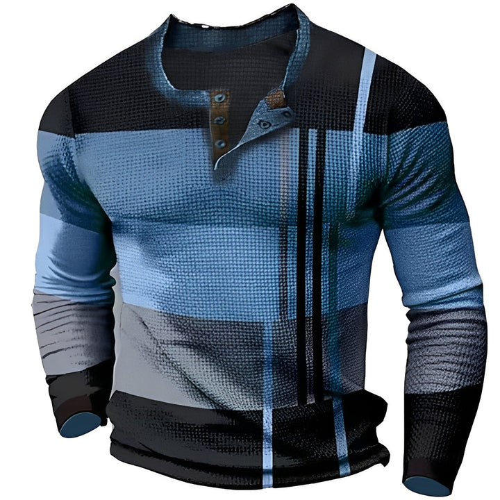 Sam | Men's Trendy Relaxed Long-Sleeve Shirt