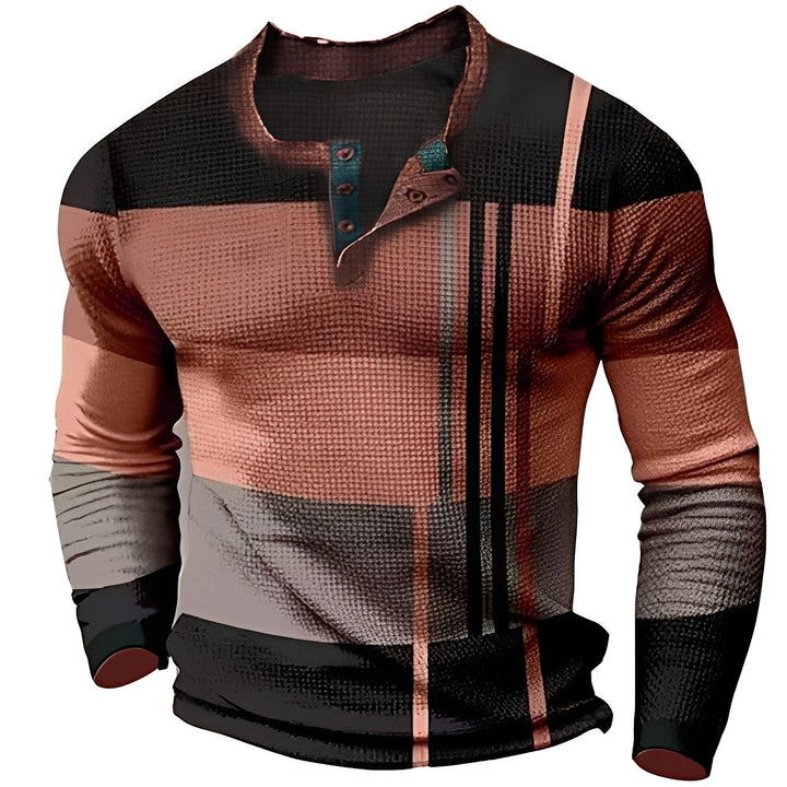 Sam | Men's Trendy Relaxed Long-Sleeve Shirt