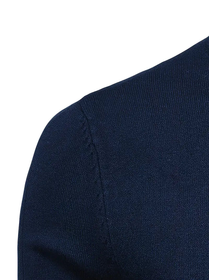 Men's Fitted Turtleneck | Smart Casual Long Sleeve Top