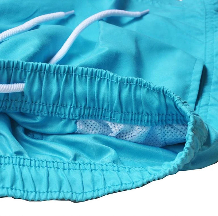 James | Men's Comfortable Solid Swim Trunks