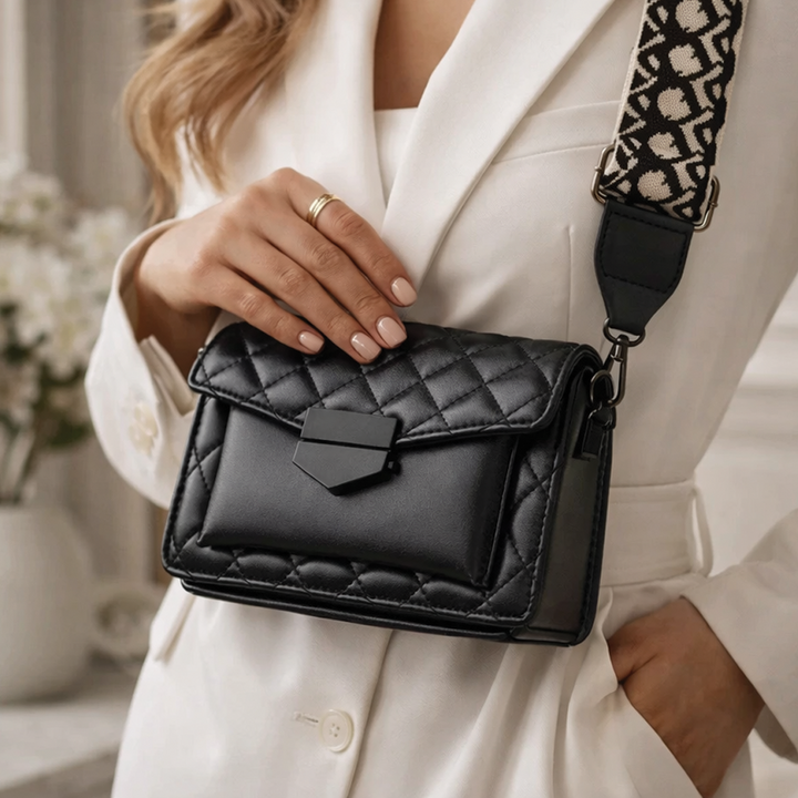 Kathryn | Women's Vegan Leather Quilted Crossbody Bag