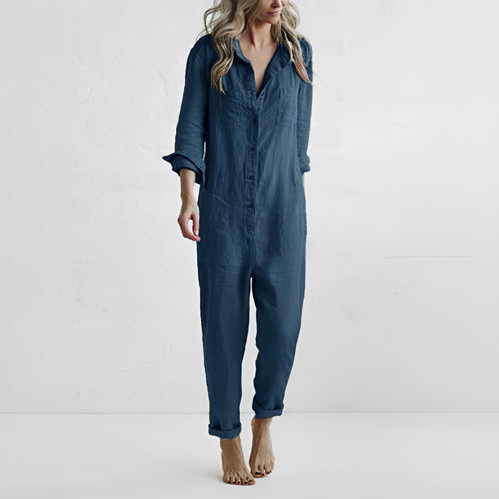 Women's Summer Long Sleeve Jumpsuit