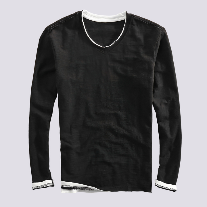 Jack | Men's Trendy Long-sleeved Distressed Shirt