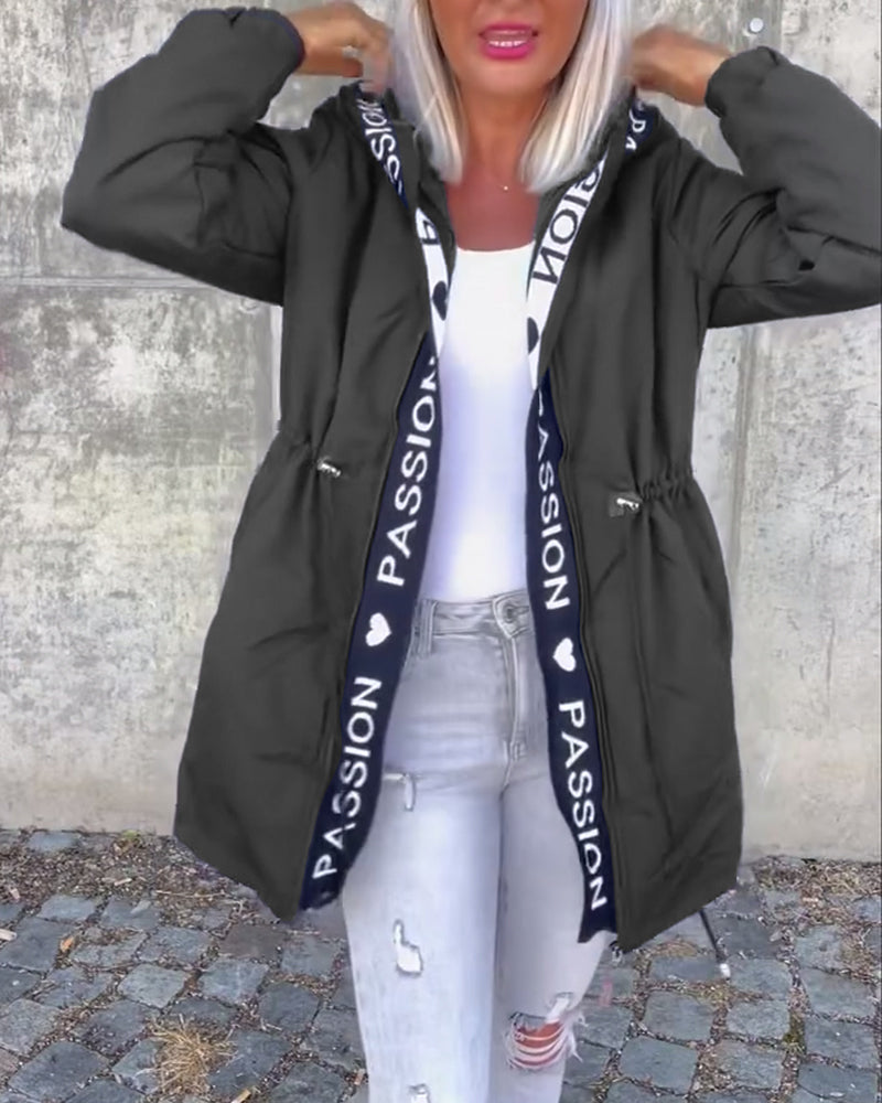 Women's Casual Hooded Coat