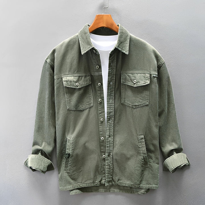 Luis | Men's Relaxed Corduroy Shirt - Comfortable and Cozy