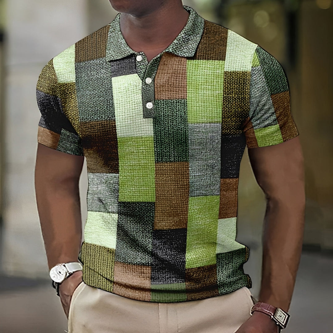 Jimmy | Men's Stylish Plaid Print Shirt