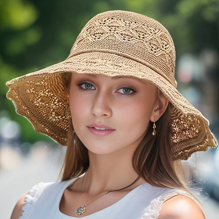 Women's Foldable Wide Brim Sun Hat