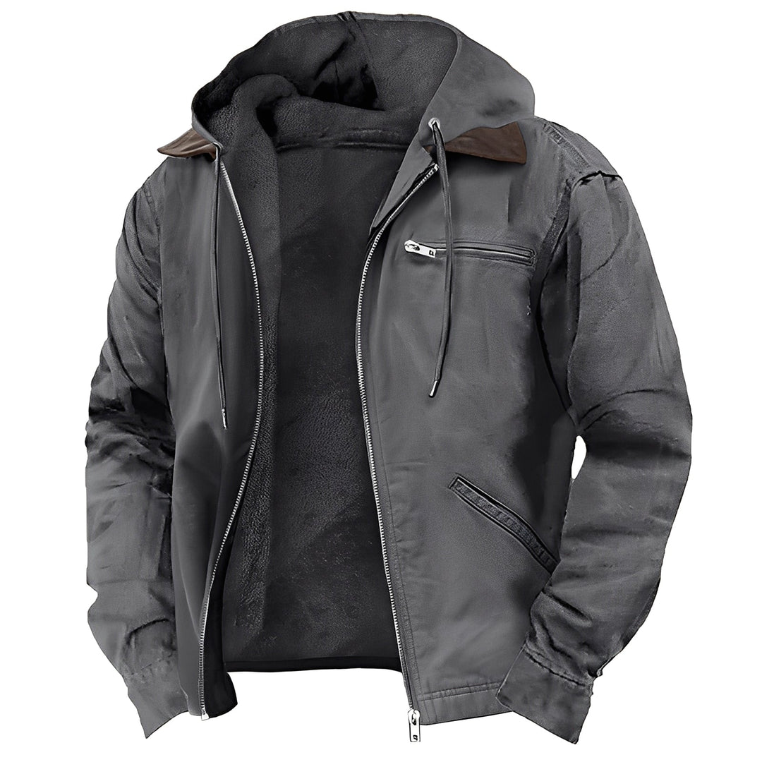 Adrian | Men's Warm Hooded Outdoor Jacket
