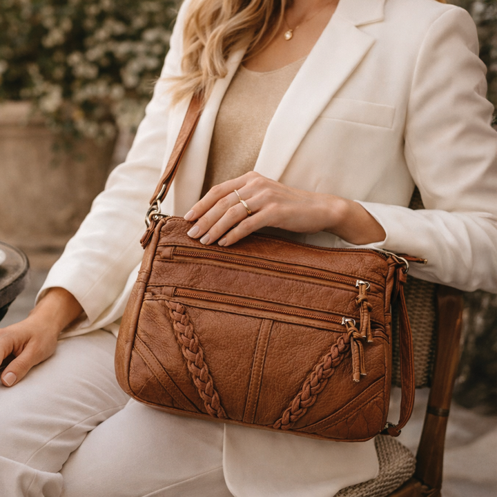 Catherine | Women's Vegan Leather Crossbody Shoulder Bag