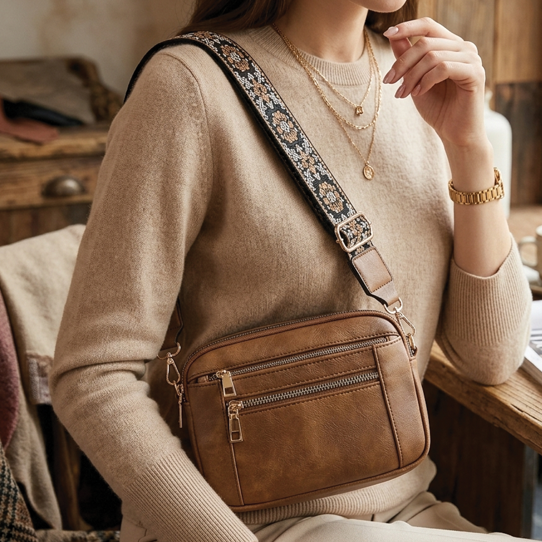Christine | Women's Vegan Leather Crossbody Bag