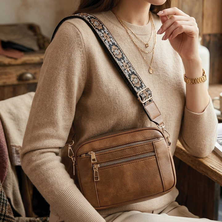 Christine | Women's Vegan Leather Crossbody Bag