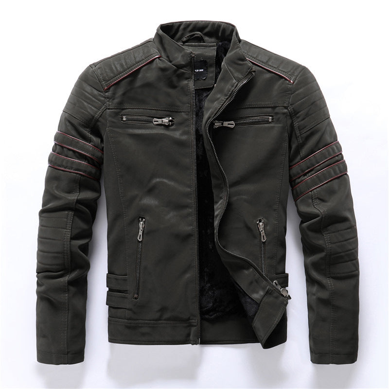 Bastian | Men's Biker Jacket with Zipper