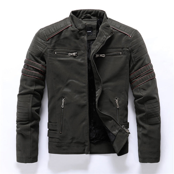 Bastian | Men's Biker Jacket with Zipper