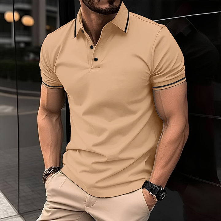 Frank | Men's Stylish Lapel Polo Shirt