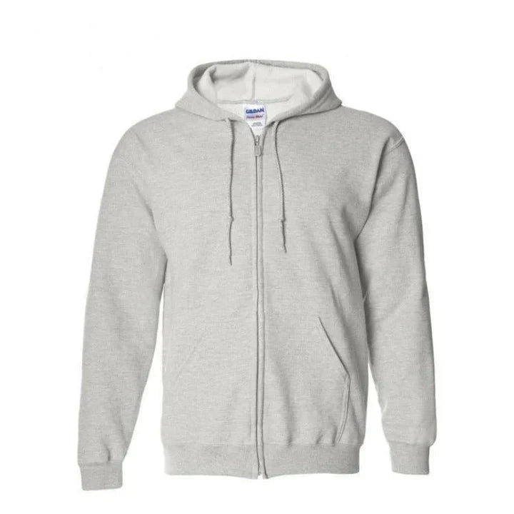 Men's Casual Zip-Up Hoodie Sweatshirt