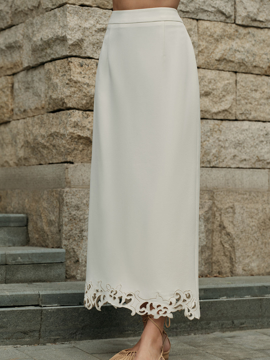 Women's 3D Embroidered A-Line Skirt for Stylish Outfits