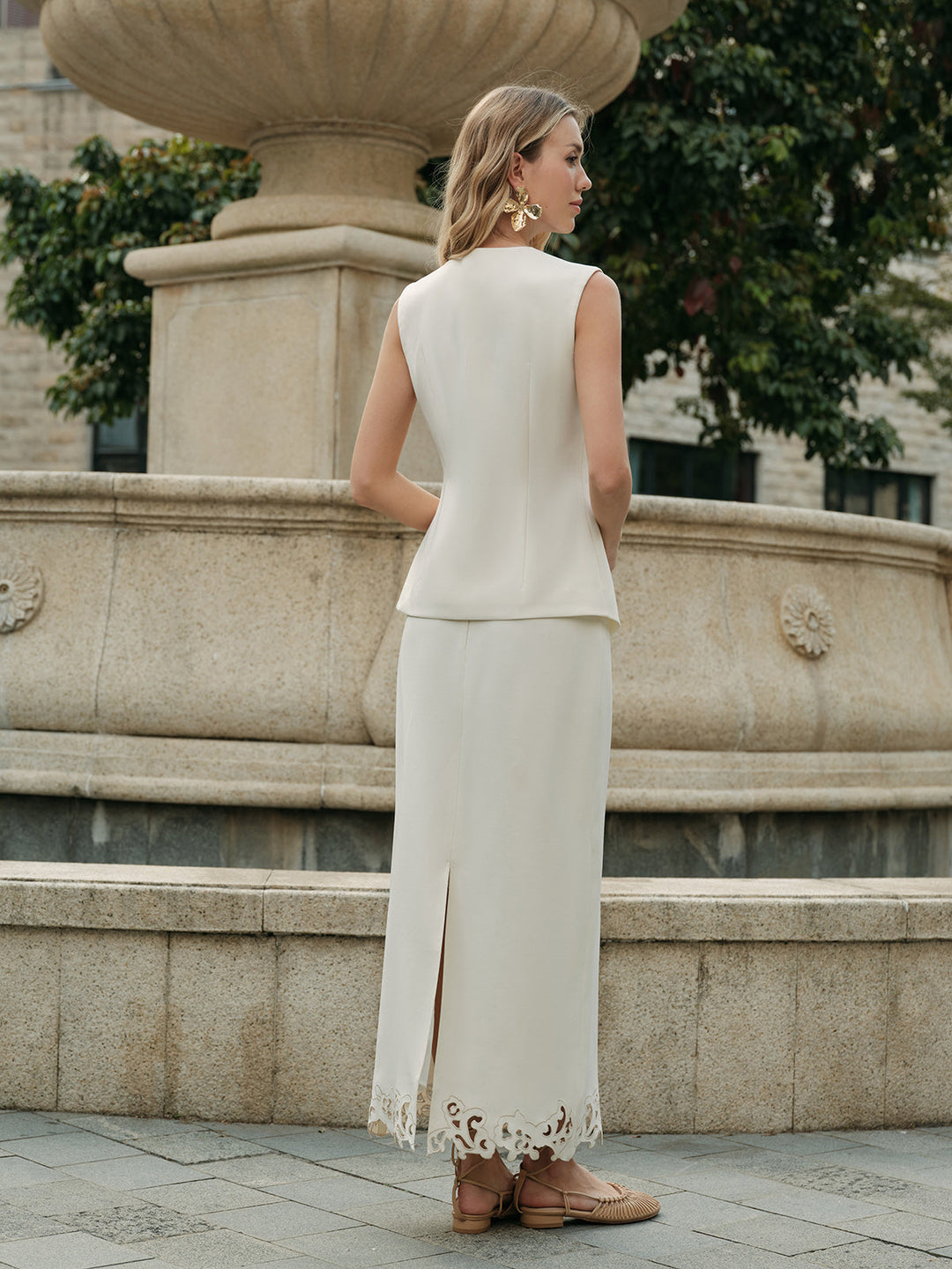 Women's 3D Embroidered A-Line Skirt for Stylish Outfits