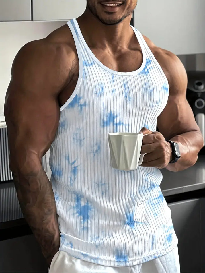 Michael | Men's Sleeveless Workout Body Fit Round Neck Shirt