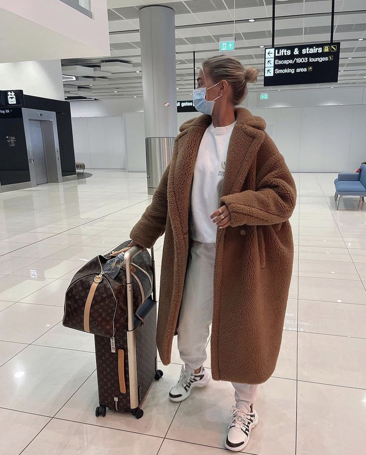 Women's Long Teddy Coat