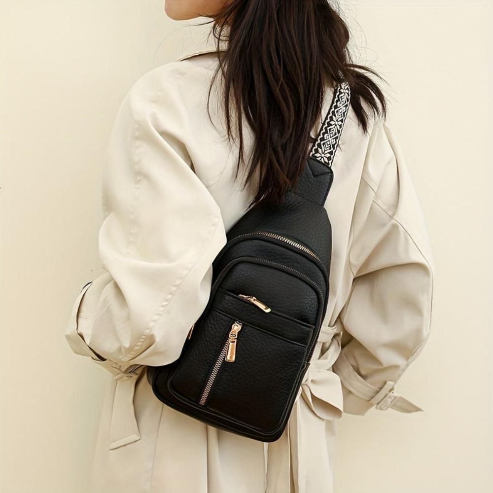 Margaret | Women's Vegan Leather Sling Crossbody Bag