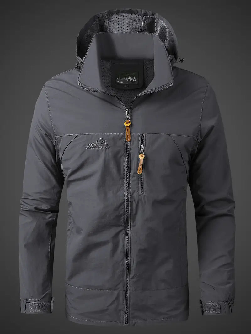 Men's Waterproof Windproof Outdoor Jacket for All Activities