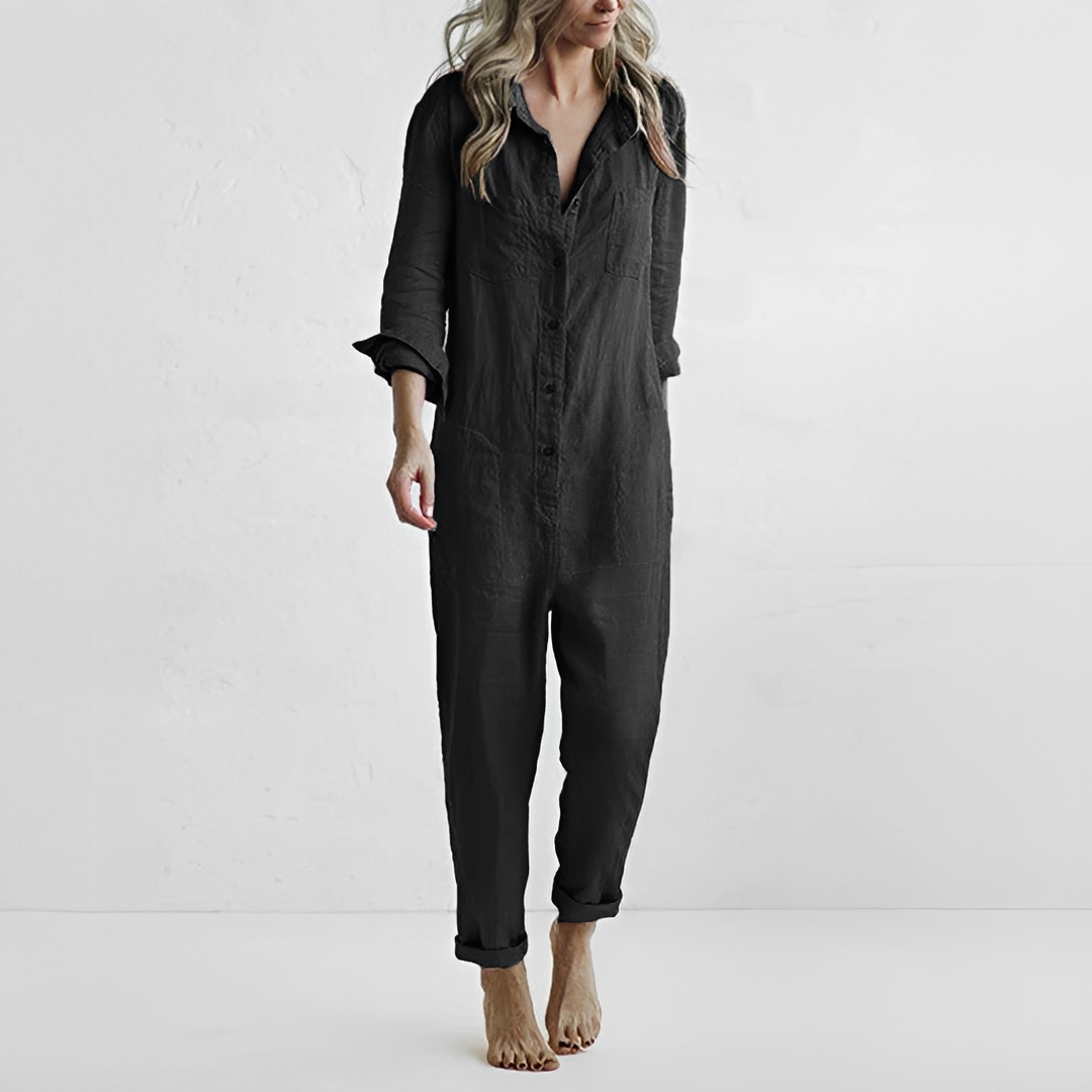 Women's Summer Long Sleeve Jumpsuit