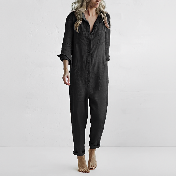 Women's Summer Long Sleeve Jumpsuit
