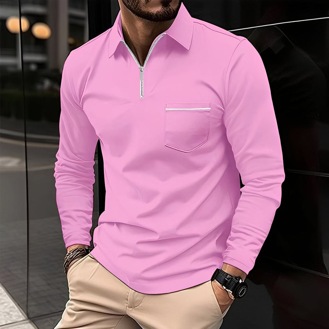 Jackson | Men's Long-Sleeve Polo Shirt for Casual Everyday Style