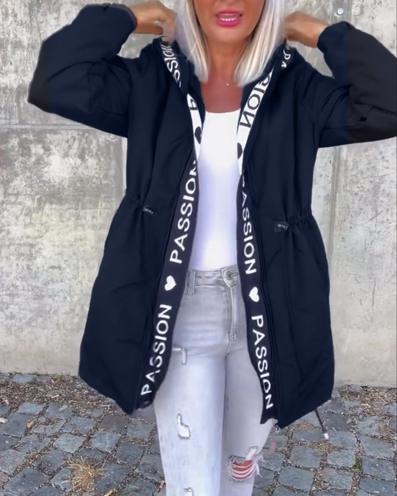 Women's Casual Hooded Coat