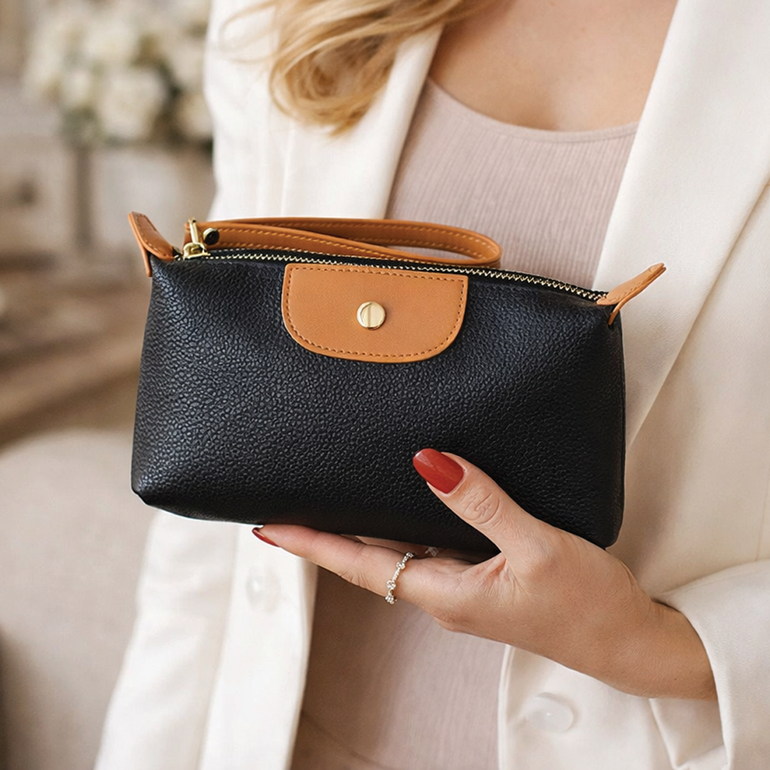 Anne | Women's Vegan Leather Clutch Wristlet Bag