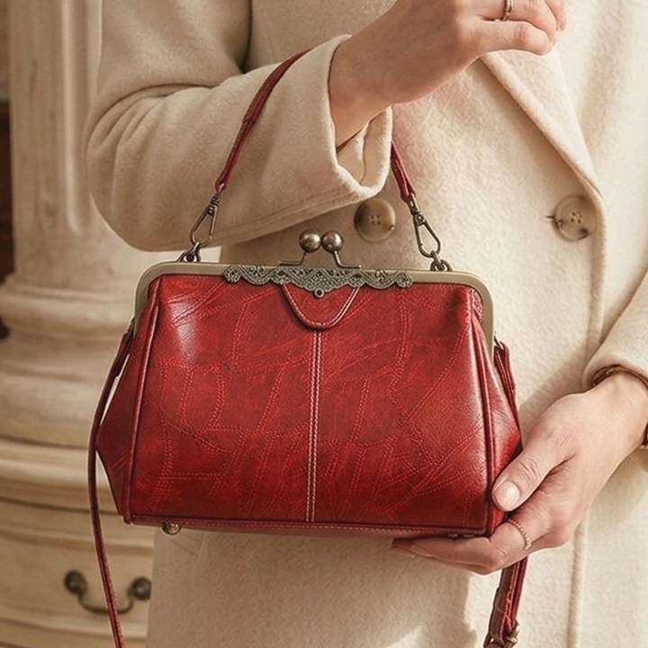 Jacqueline | Women's Vintage Clasp Handbag