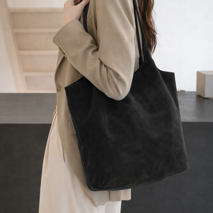 Judy | Women's Suede Tote Handbag