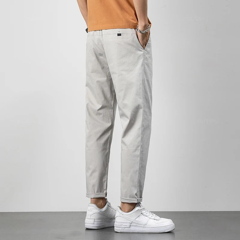 Men's Relaxed Fit Chinos Trousers | Casual Style Pants