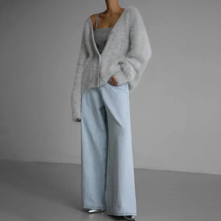 Women's Cozy Oversized Cardigan