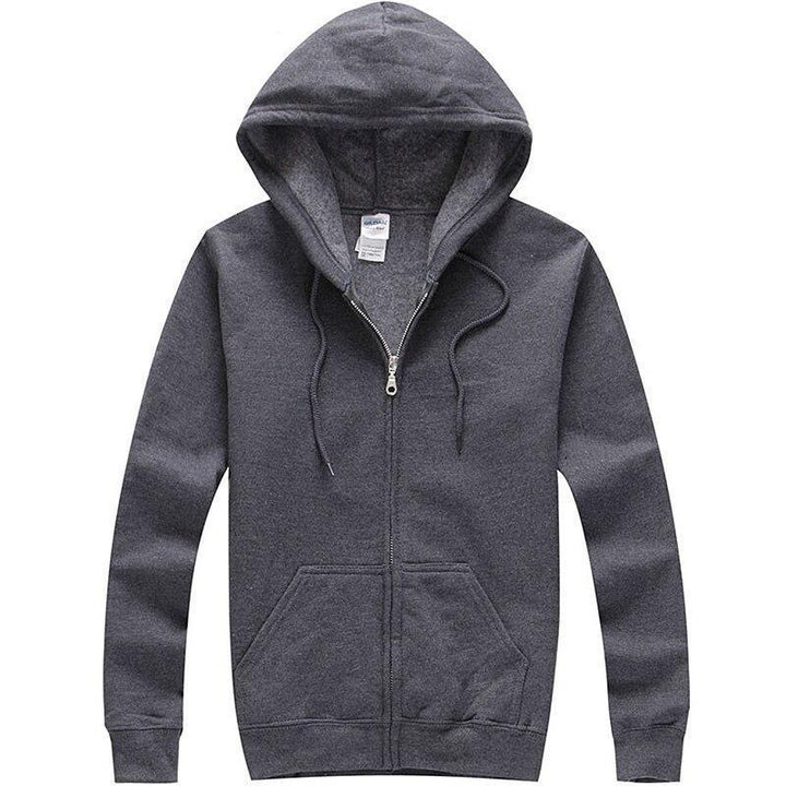 Men's Casual Zip-Up Hoodie Sweatshirt