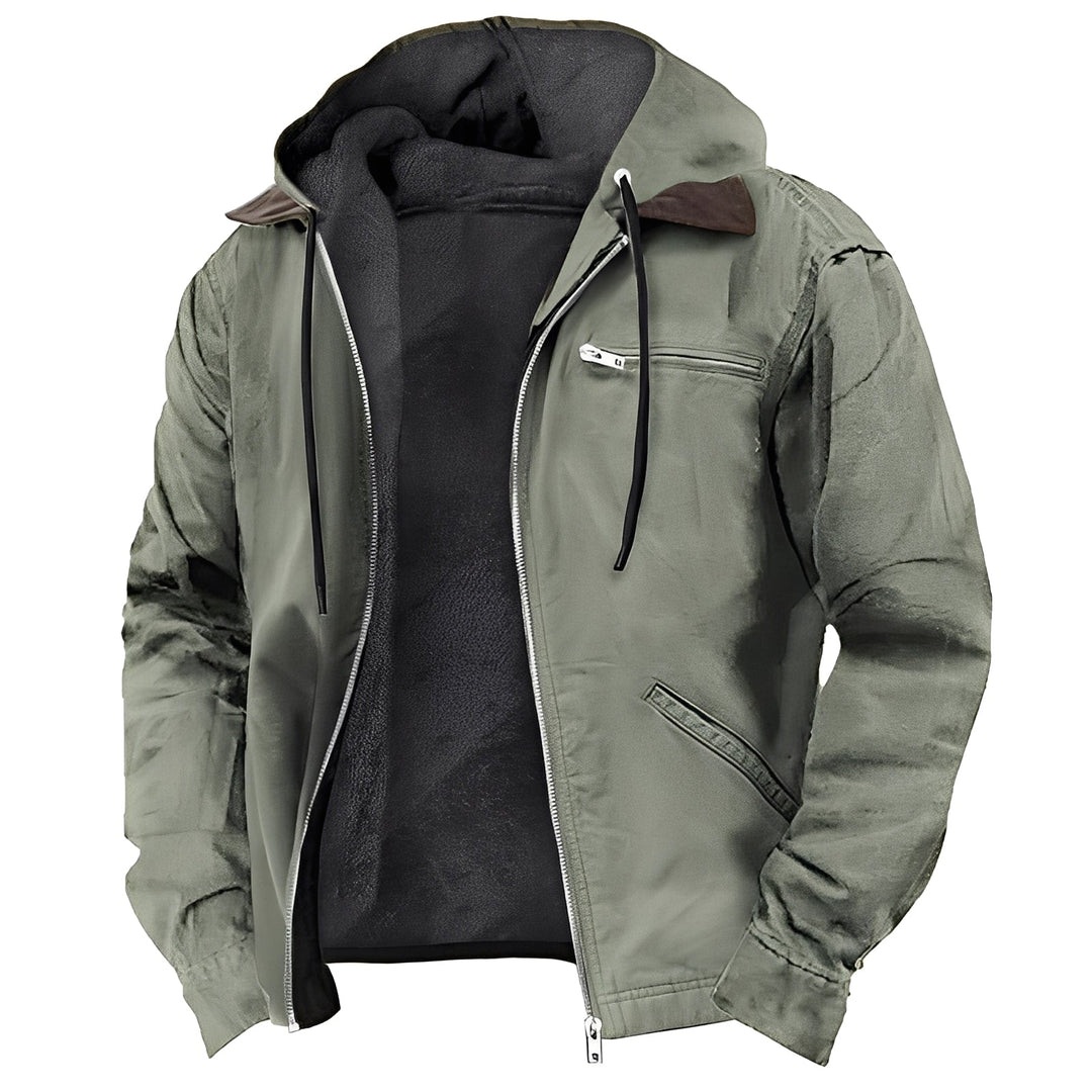 Adrian | Men's Warm Hooded Outdoor Jacket