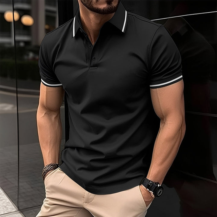 Frank | Men's Stylish Lapel Polo Shirt