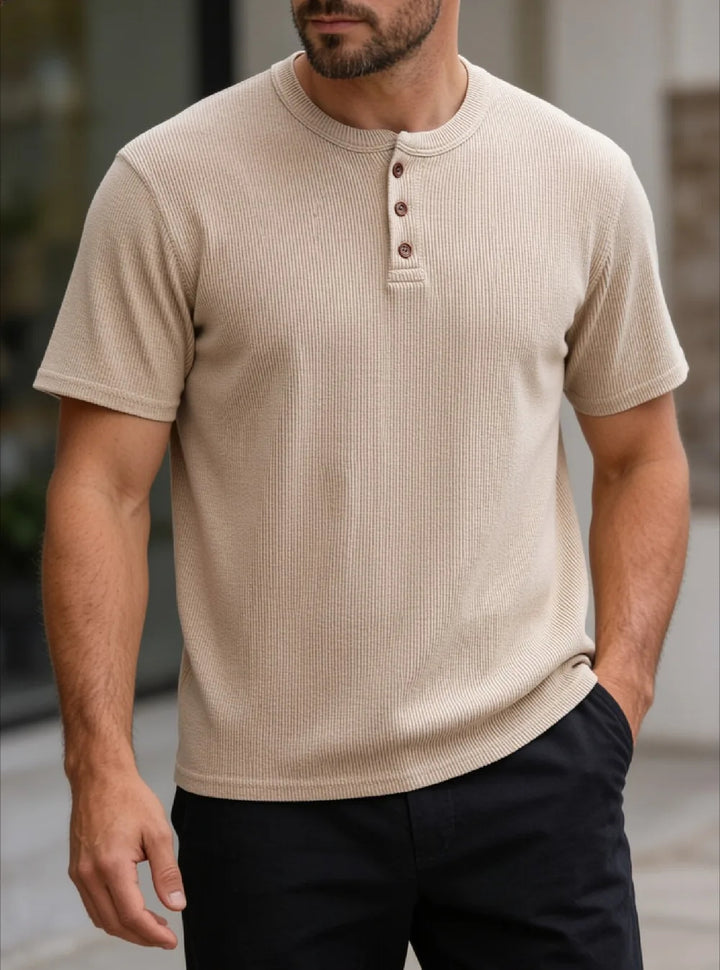 Heritage | Men's Ultra-Soft Cotton Henley Top