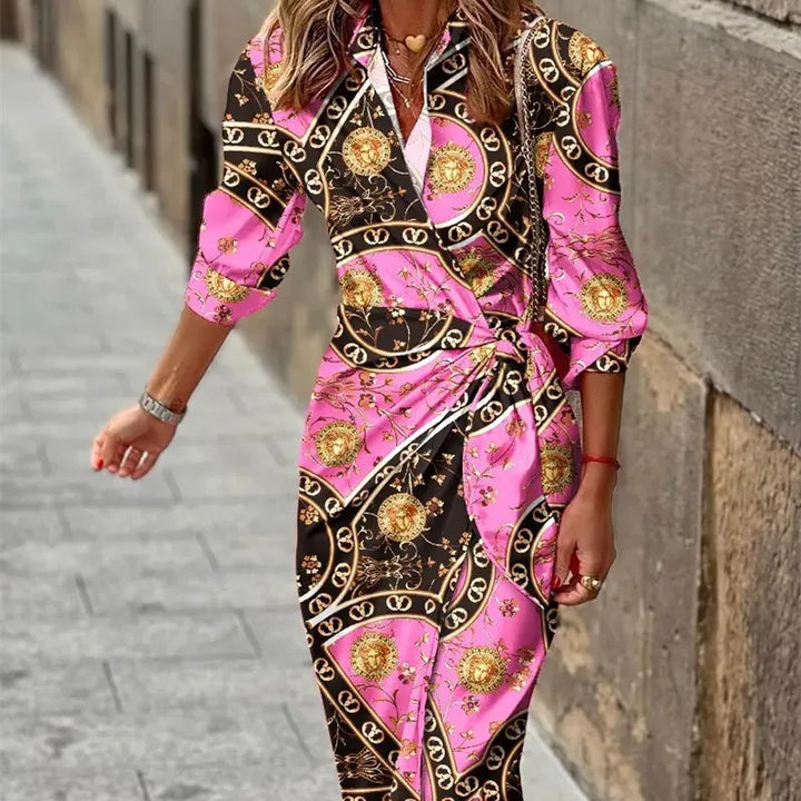 Vespera | Women's Floral Wrap Dress