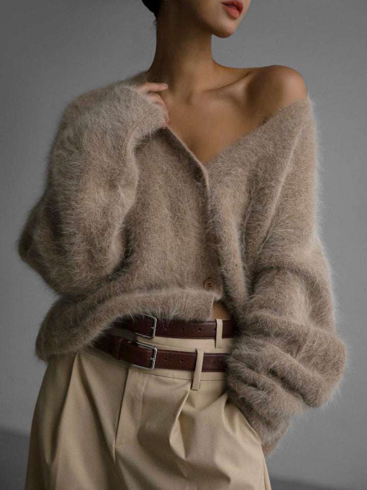 Women's Stylish Knit Cardigan | Classic Button Design