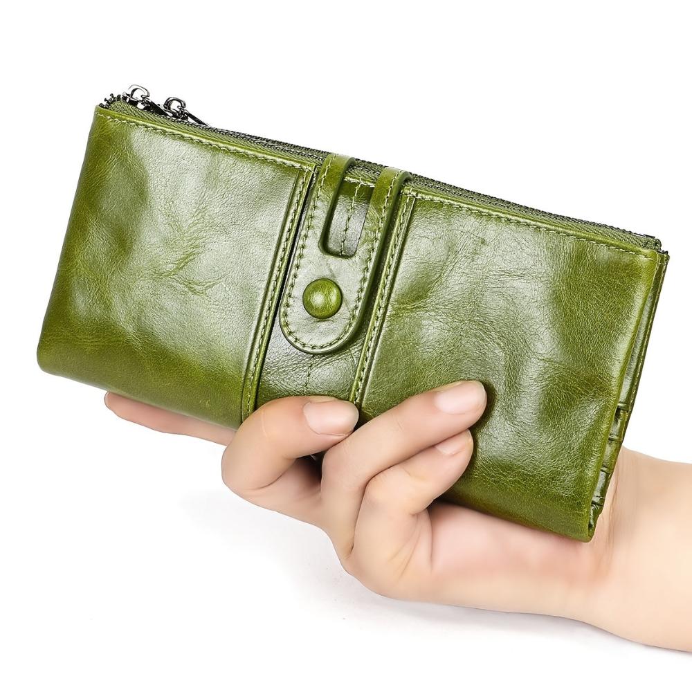 Maria | Women's Leather Long Clutch Wallet