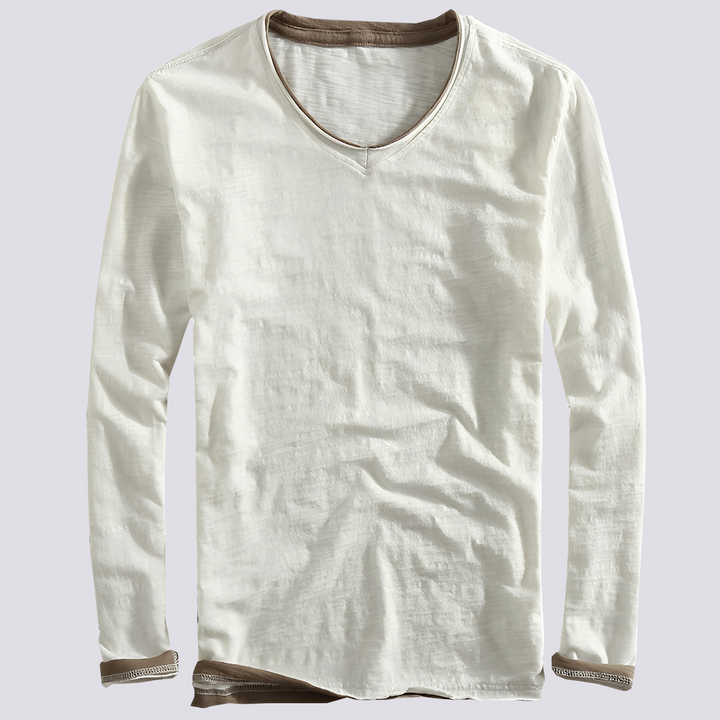 Jack | Men's Trendy Long-sleeved Distressed Shirt