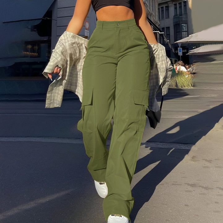 Sophie | Women's Casual High-Waisted Cargo Pants