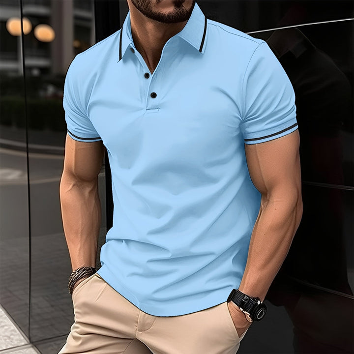 Frank | Men's Stylish Lapel Polo Shirt