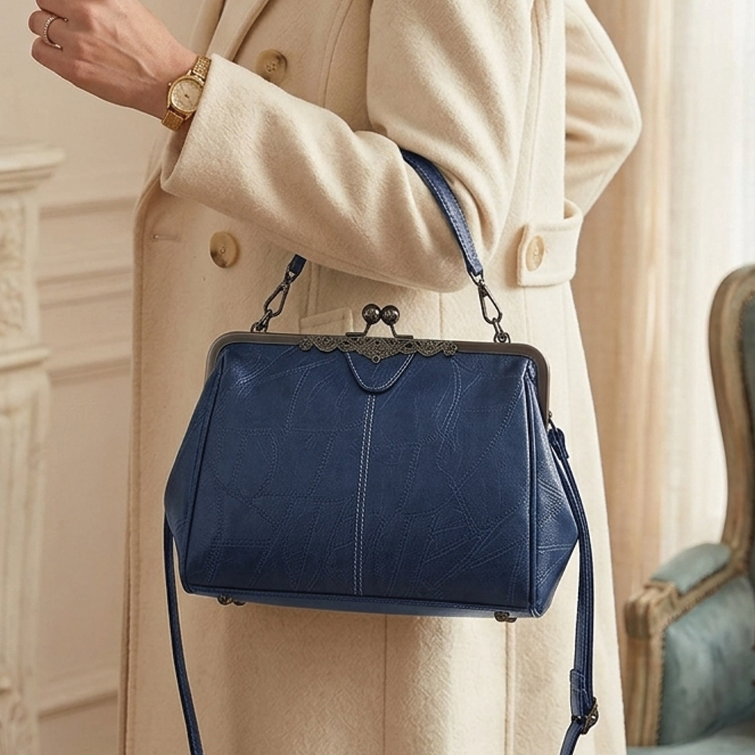 Jacqueline | Women's Vintage Clasp Handbag