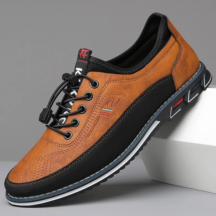 Ryan | Men's Slip-On Sneakers with Tassel and Laces | Round Toe Design