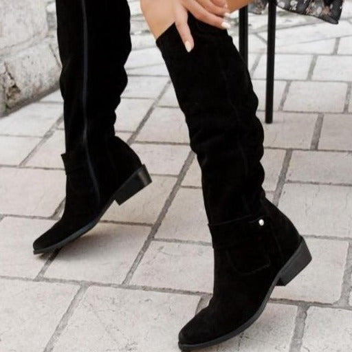 Women's Elegant Low Heel Knee-High Boots