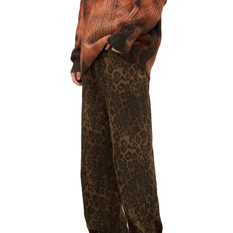 Women's Trendy Leopard Print Trousers