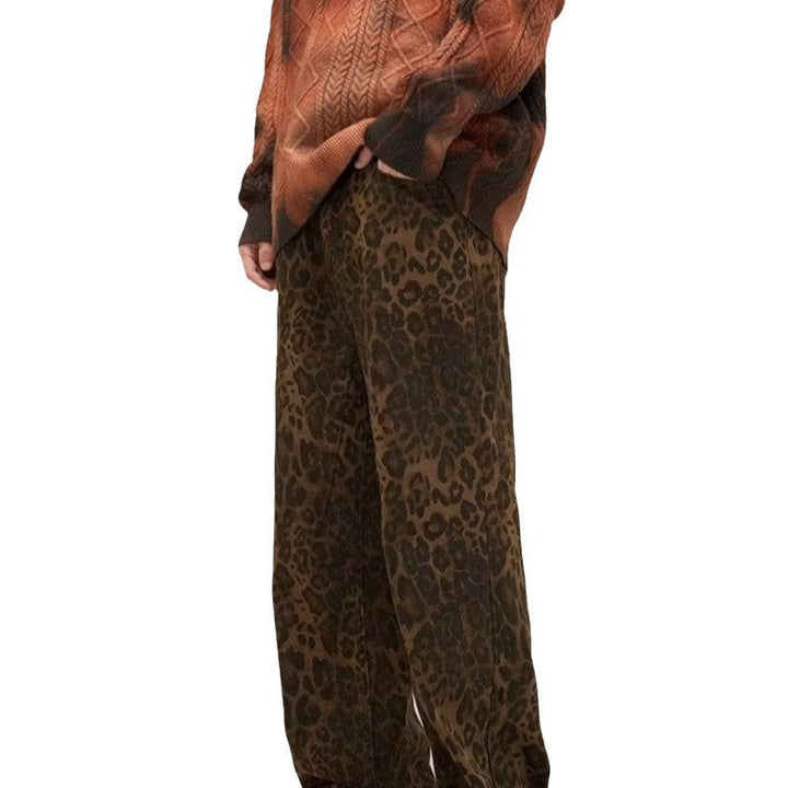 Women's Trendy Leopard Print Trousers