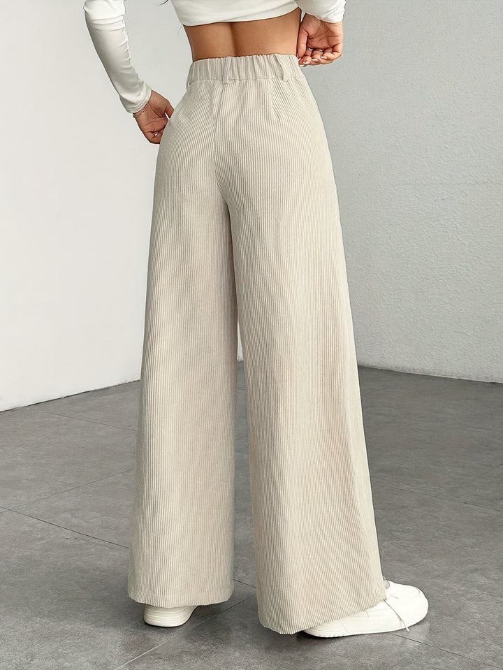 Women's High-Waisted Wide Leg Trousers